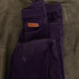 Purple empyer corduroys, Size 32x32